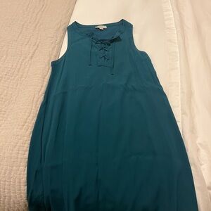 Blue LOFT dress.